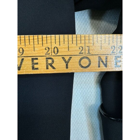 Tahari Arthur S. Levine Womens Blazer Size 12 Black Piped Trim - Picture 8 of 12